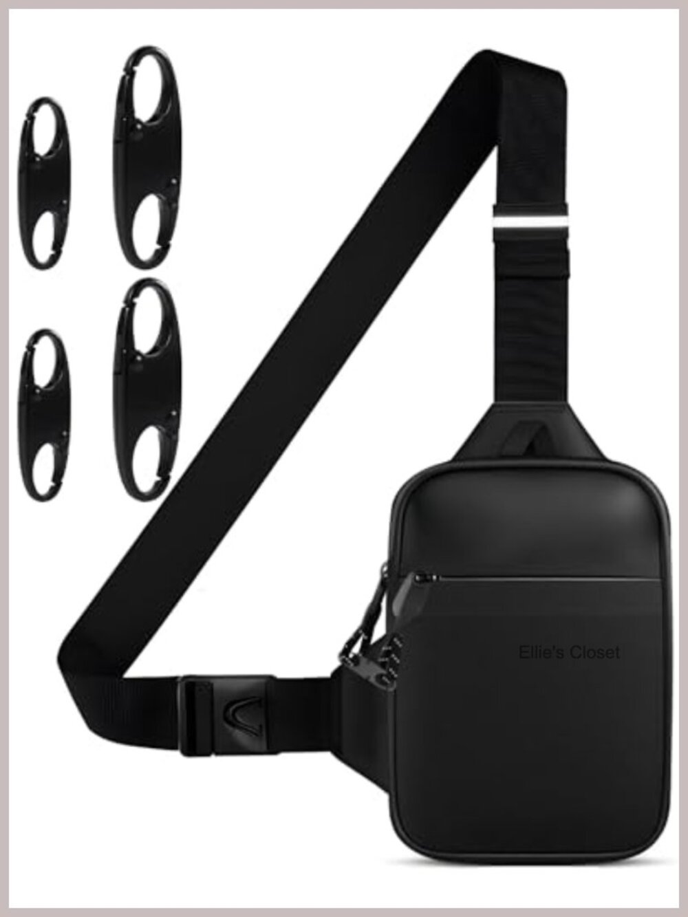 Anti Theft Crossbody Sling Bag Water Resistant Running Phone Holder
